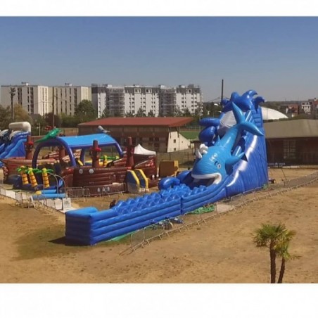 Second Hand Inflatable Water Slide Whale - 14489 - 3-cover