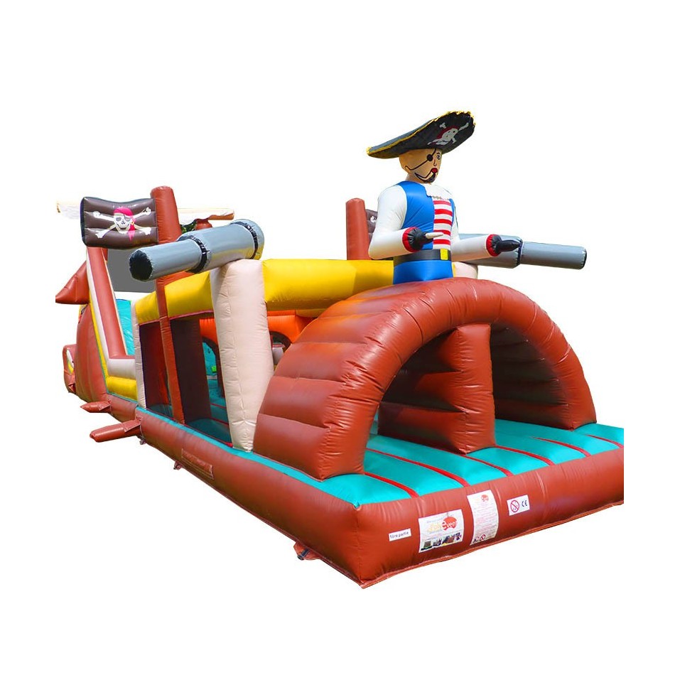 Second Hand Pirate Inflatable Obstacle Course - 14645 - 6-cover