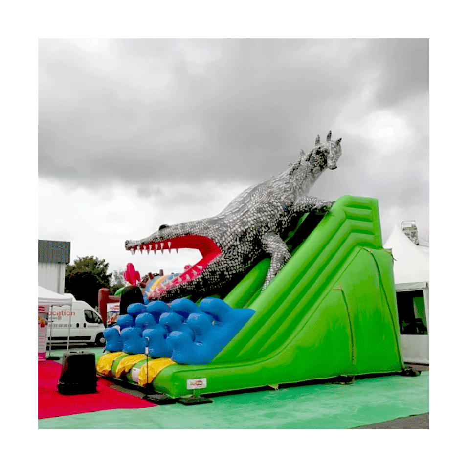 Second Hand Crocodile Inflatable Slide - 14699 - 3-cover