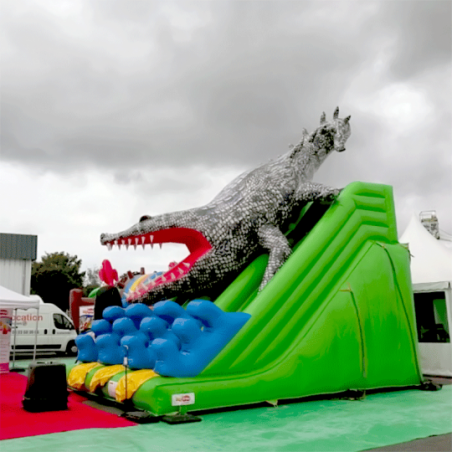 Second Hand Crocodile Inflatable Slide - 14699 - 3-cover