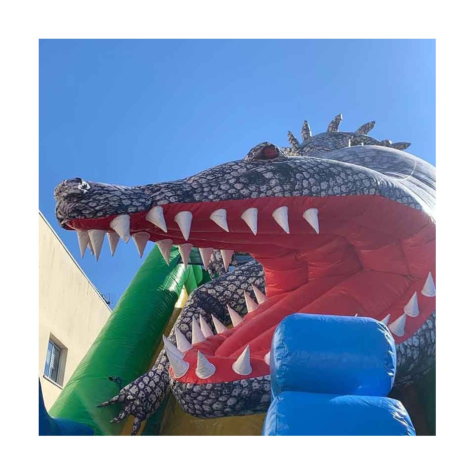 Second Hand Crocodile Inflatable Slide - 14701 - 5-cover