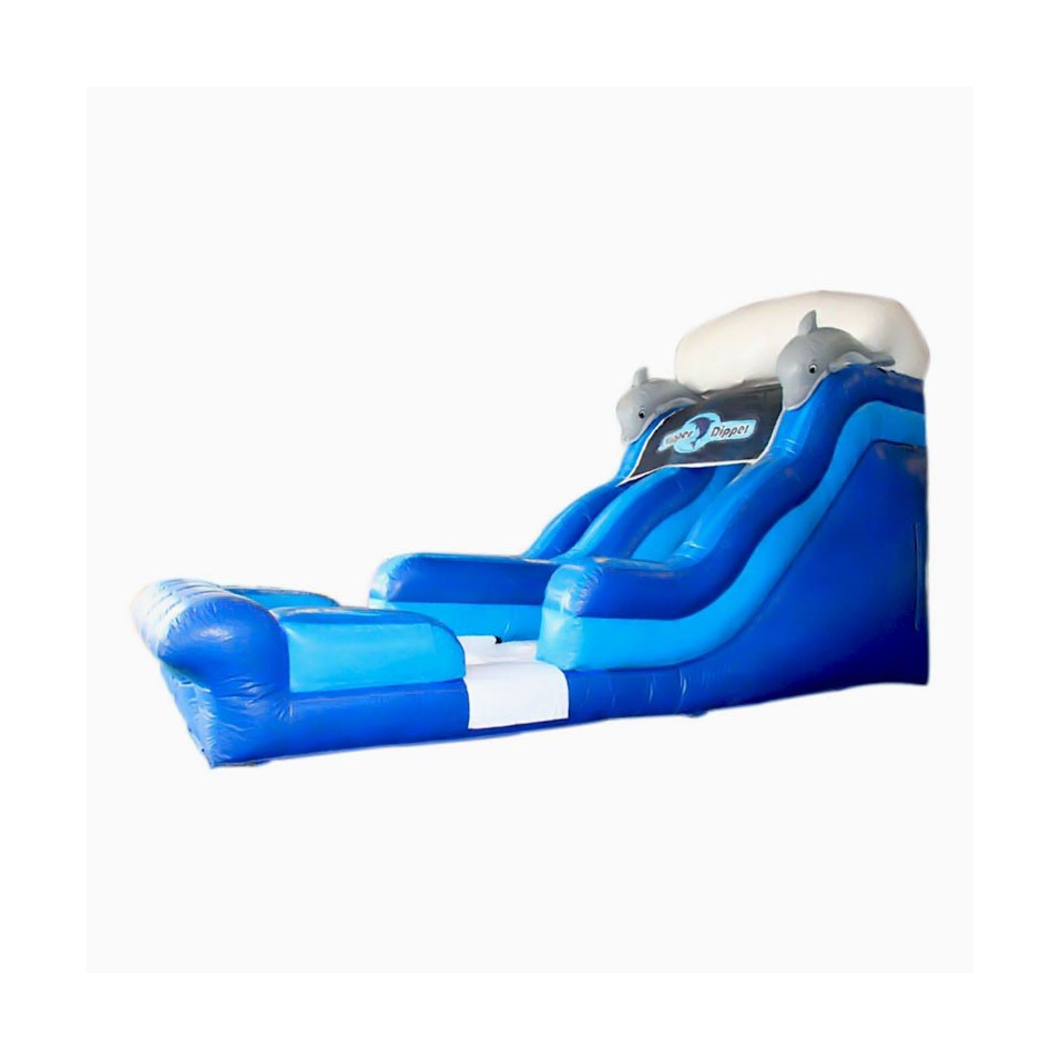 Second Hand Dolphin Inflatable Slide - 14730 - 2-cover Second Hand Dolphin Inflatable Slide - 14730 - 2-cover