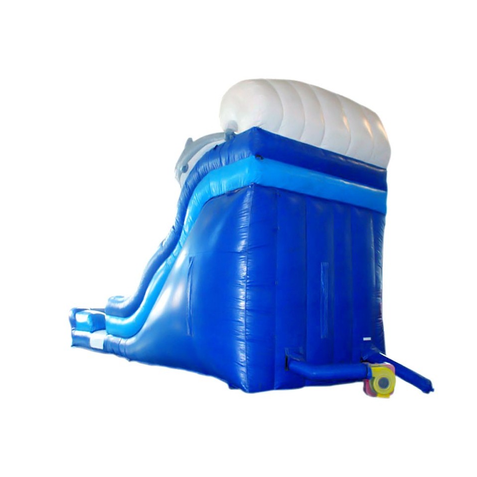 Second Hand Dolphin Inflatable Slide - 14731 - 3-cover Second Hand Dolphin Inflatable Slide - 14731 - 3-cover