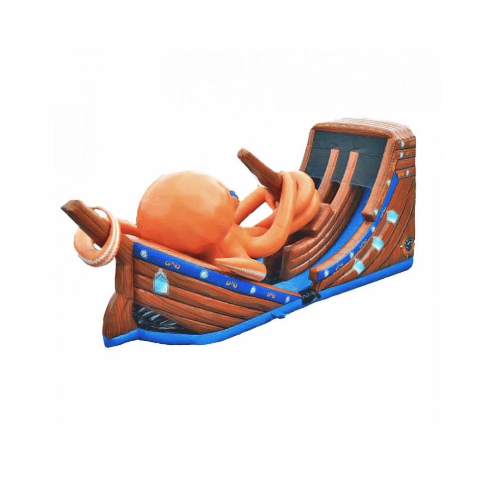 Second Hand Giant Octopus Inflatable Slide - 14732 - 2-cover