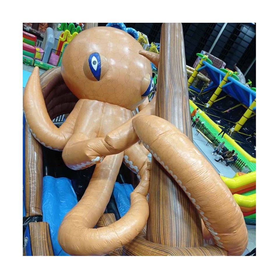 Second Hand Giant Octopus Inflatable Slide - 249-cover