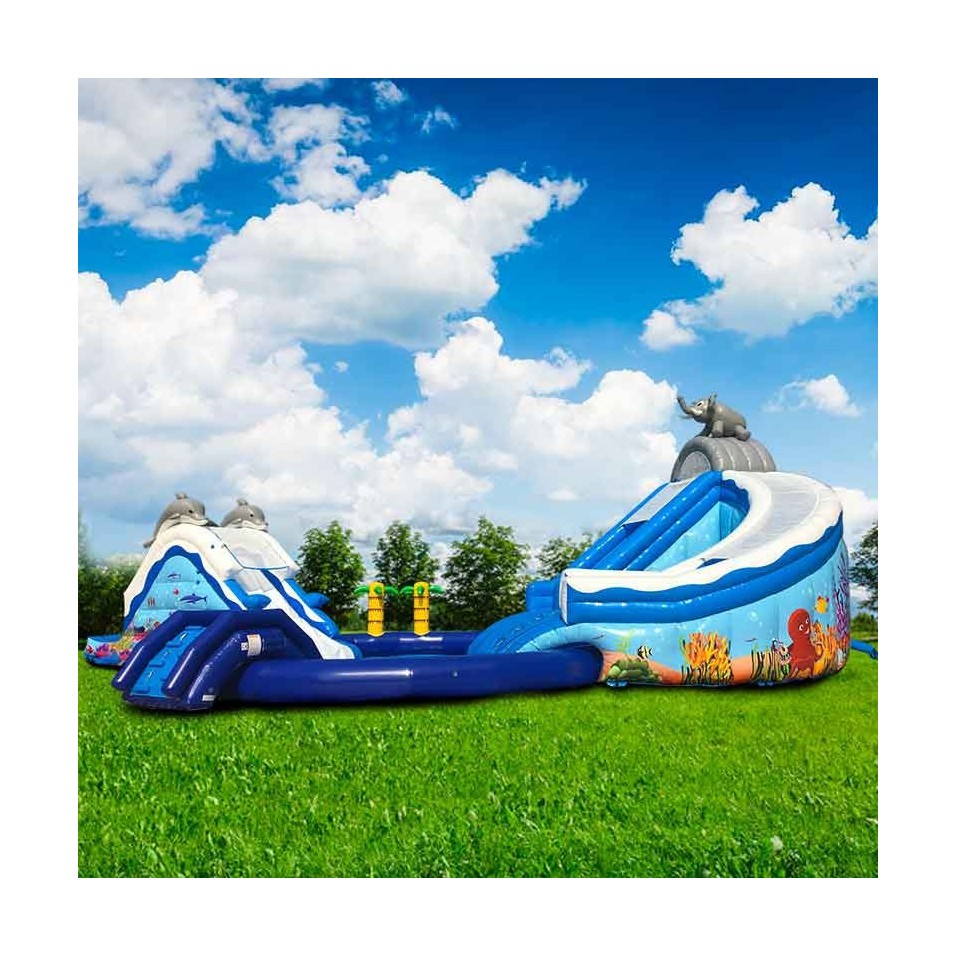 Aqualand Inflatable Water Park - 14841 - 5-cover