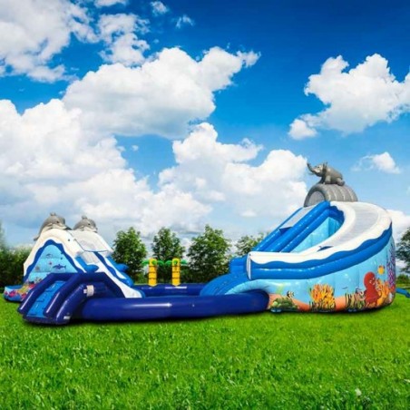 Aqualand Inflatable Water Park - 14841 - 5-cover