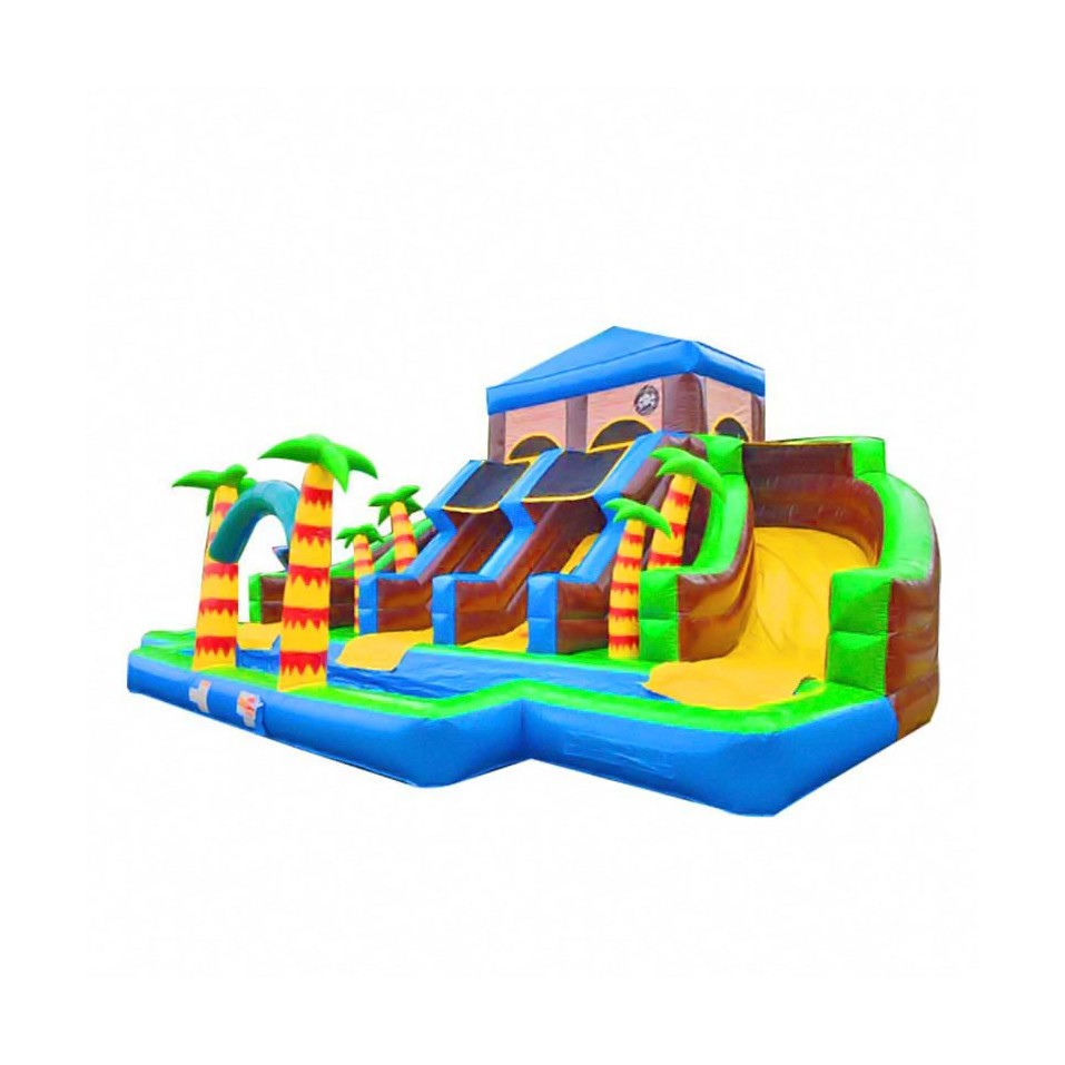 Pirate's Den Inflatable Water Slide - 304-cover