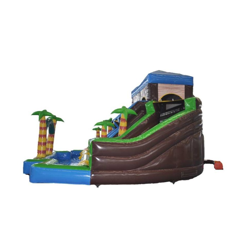 Pirate's Den Inflatable Water Slide - 14964 - 3-cover