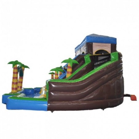 Pirate's Den Inflatable Water Slide - 14964 - 3-cover