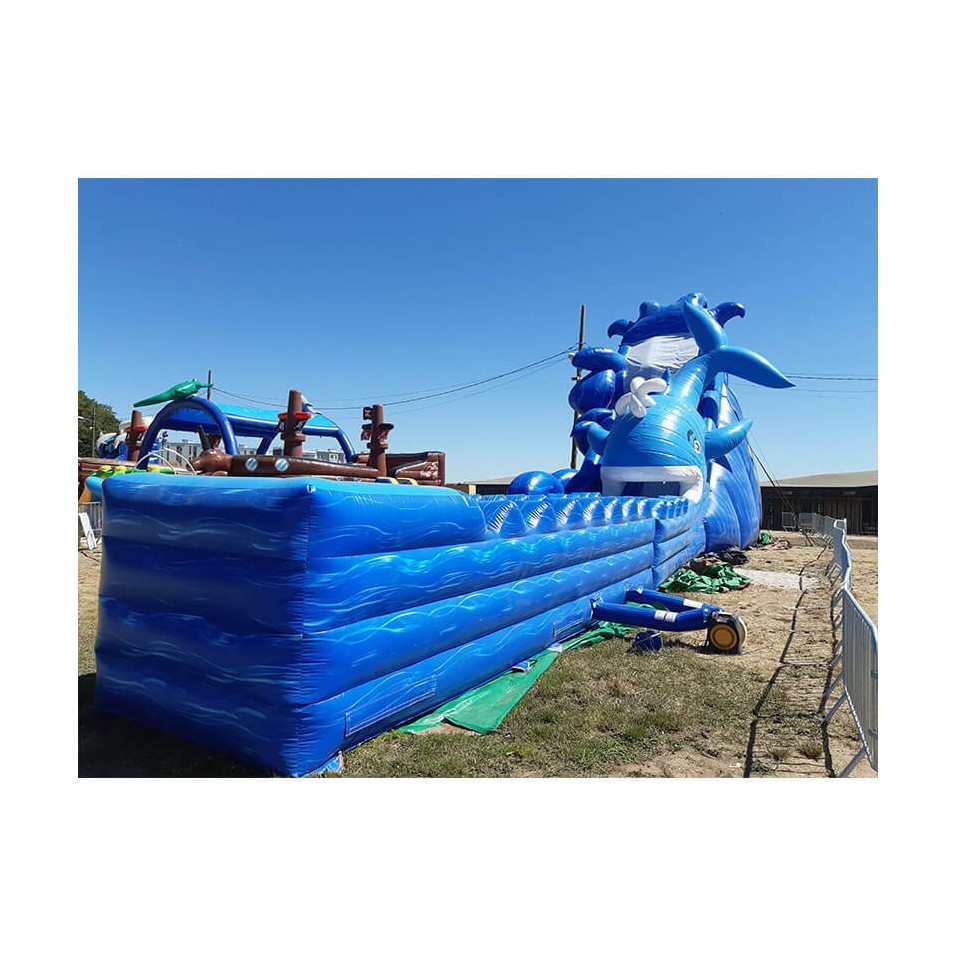 Whale Inflatable Water Slide - 14989 - 5-cover