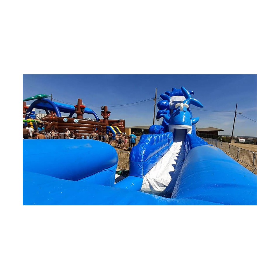 Whale Inflatable Water Slide - 14990 - 6-cover