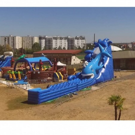 Whale Inflatable Water Slide - 14991 - 7-cover