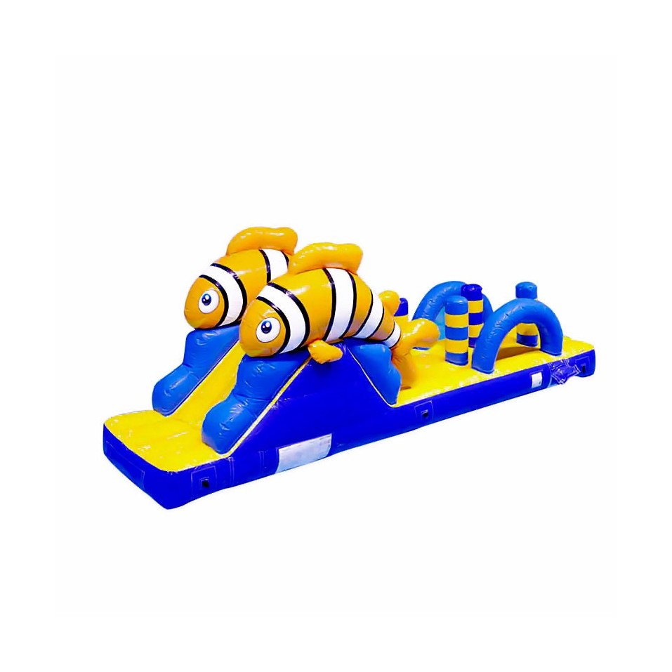 Clown Fish Water Inflatable Obstacle Course - 311-cover