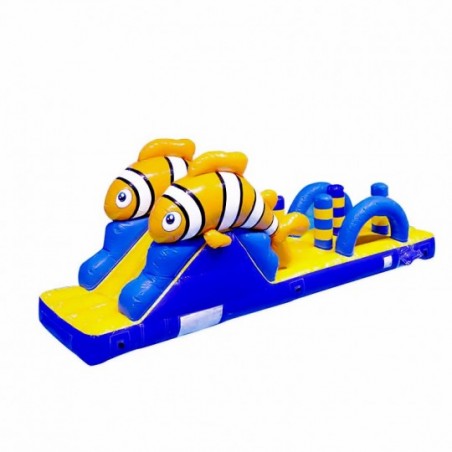 Clown Fish Water Inflatable Obstacle Course - 311-cover