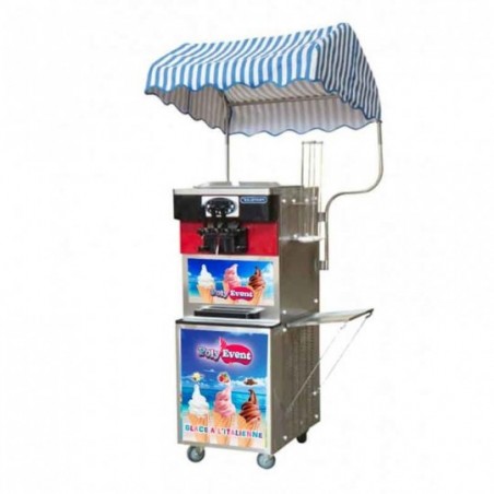 Second Hand Commercial Ice Cream Machine 3300W Pro Silver - 451-cover