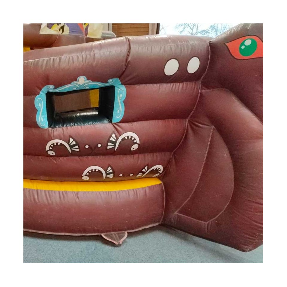 Second Hand Brown Pirate Ship Inflatable Slide