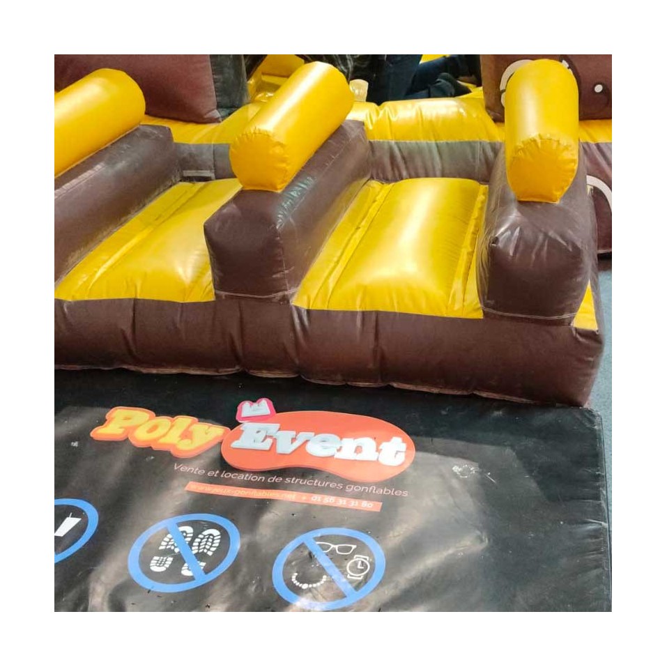 Second Hand Brown Pirate Ship Inflatable Slide - 16026 - 7-cover