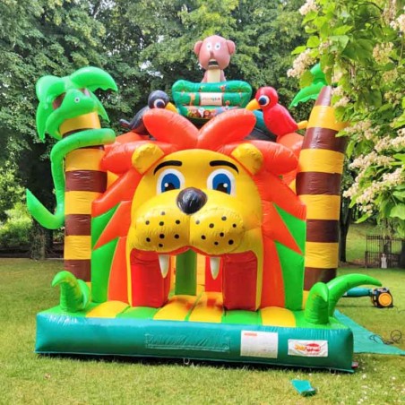 King Lion Inflatable Obstacle Course - 44-cover