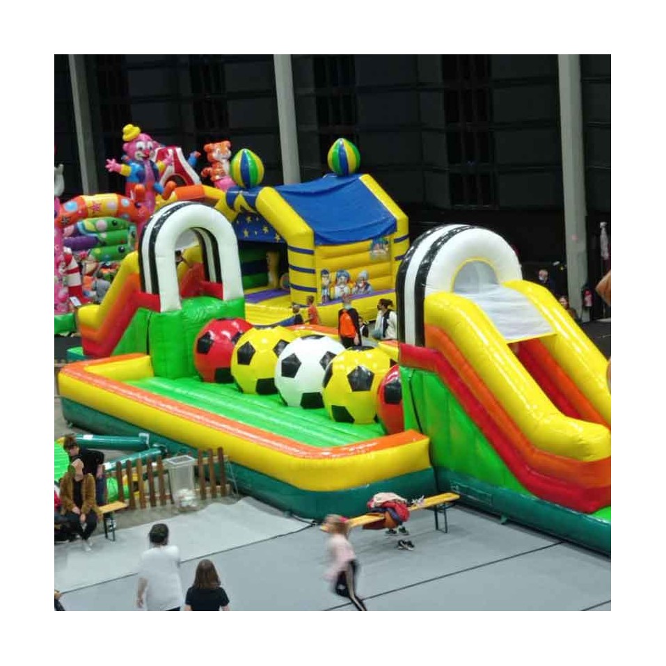 Second Hand Inflatable Wipeout Obstacle Course - 218-cover