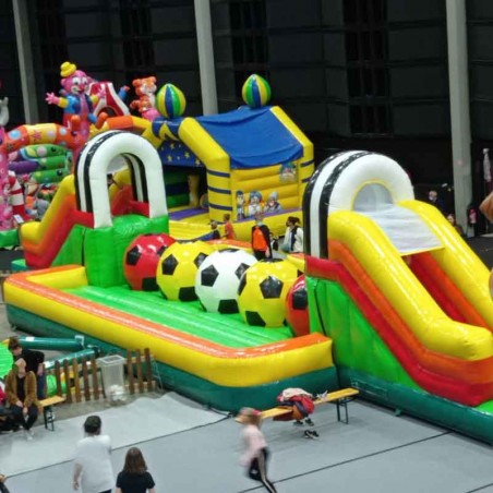 Second Hand Inflatable Wipeout Obstacle Course - 218-cover