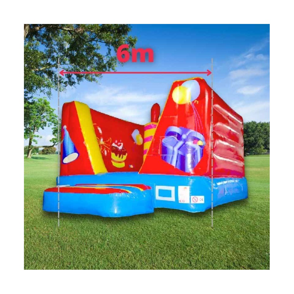 Bouncy Castle Celebration 6m Second Hand - 169-cover