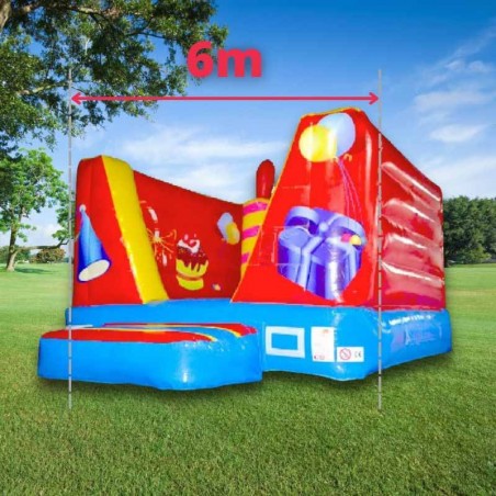 Bouncy Castle Celebration 6m Second Hand - 169-cover