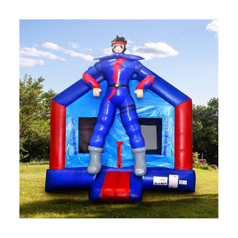 Second Hand Super Hero Bouncy Castle-cover Second Hand Super Hero Bouncy Castle - 164-cover
