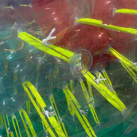 Fluo 3 m PVC Zorb Football Roller - 19509 - 1-cover