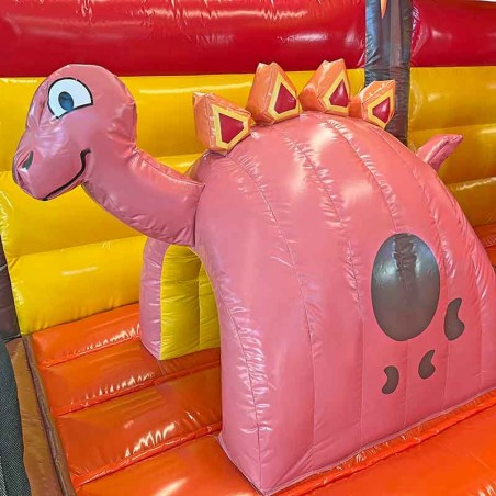 Dinosaur Medieval Bouncy Castle - 19691 - 4-cover