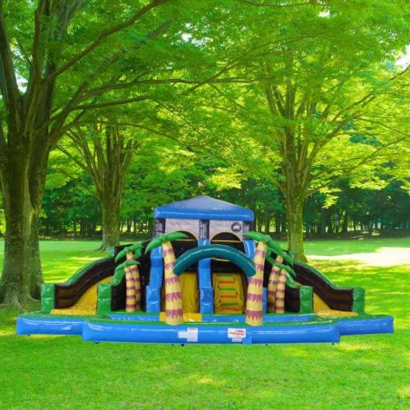 Pirate's Den Inflatable Water Slide - 20175 - 6-cover
