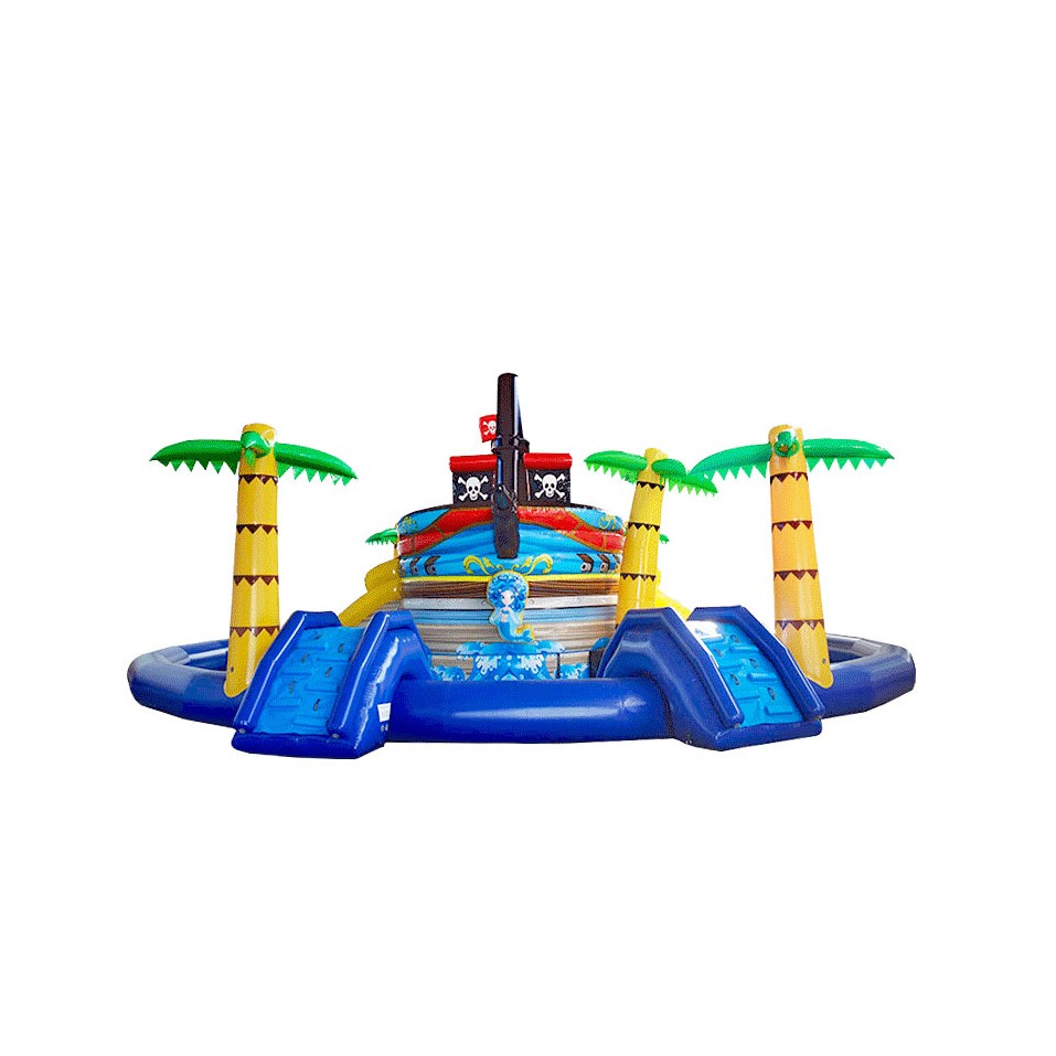 Pirate Ship Inflatable Water Park - 20449 - 2-cover Pirate Ship Inflatable Water Park - 20449 - 2-cover