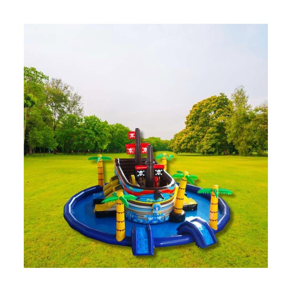 Pirate Ship Inflatable Water Park - 20450 - 1-cover Pirate Ship Inflatable Water Park - 20450 - 1-cover