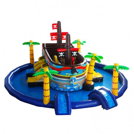 Pirate Ship Inflatable Water Park - 281-cover