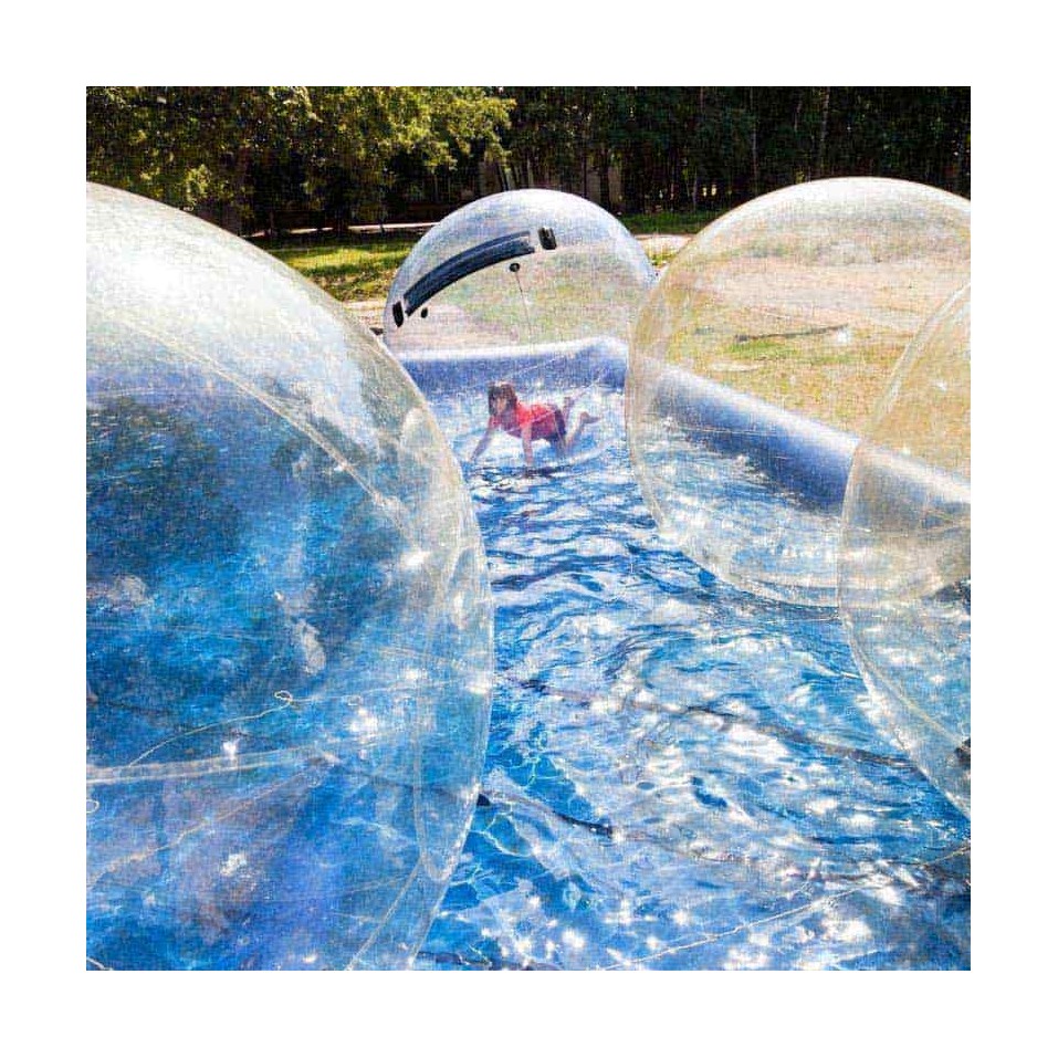 1,8m Transparent Water Ball PVC - 20513 - 4-cover