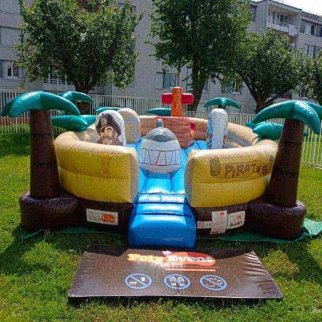 Inflatable Pirate Island for Toddler