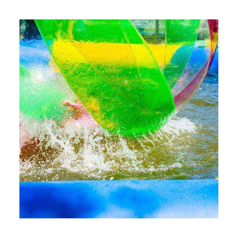 2m Bicolour Yellow Water Ball PVC - 20689 - 4-cover