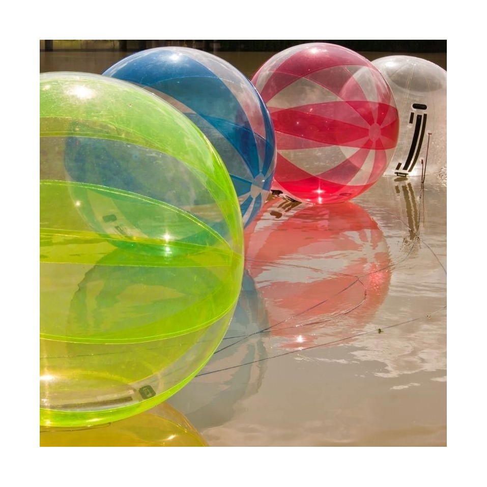 2m Bicolour Orange Water Ball PVC - 20727 - 5-cover