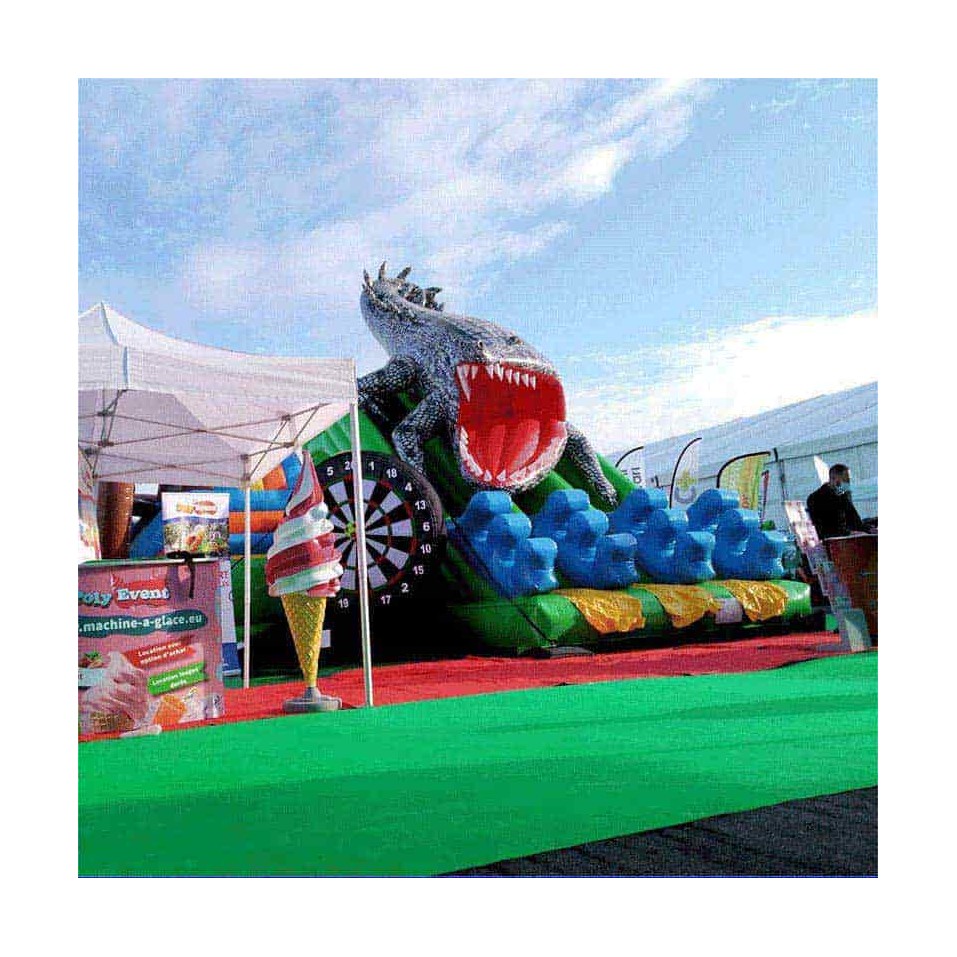 Crocodile Inflatable Slide - 21112 - 3-cover