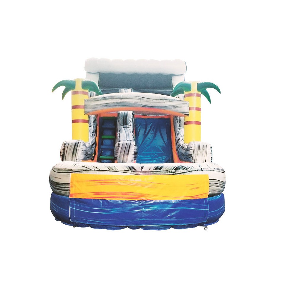 Tropical Wave Inflatable Water Slide - 21439 - 3-cover