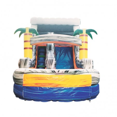 Tropical Wave Inflatable Water Slide - 21439 - 3-cover