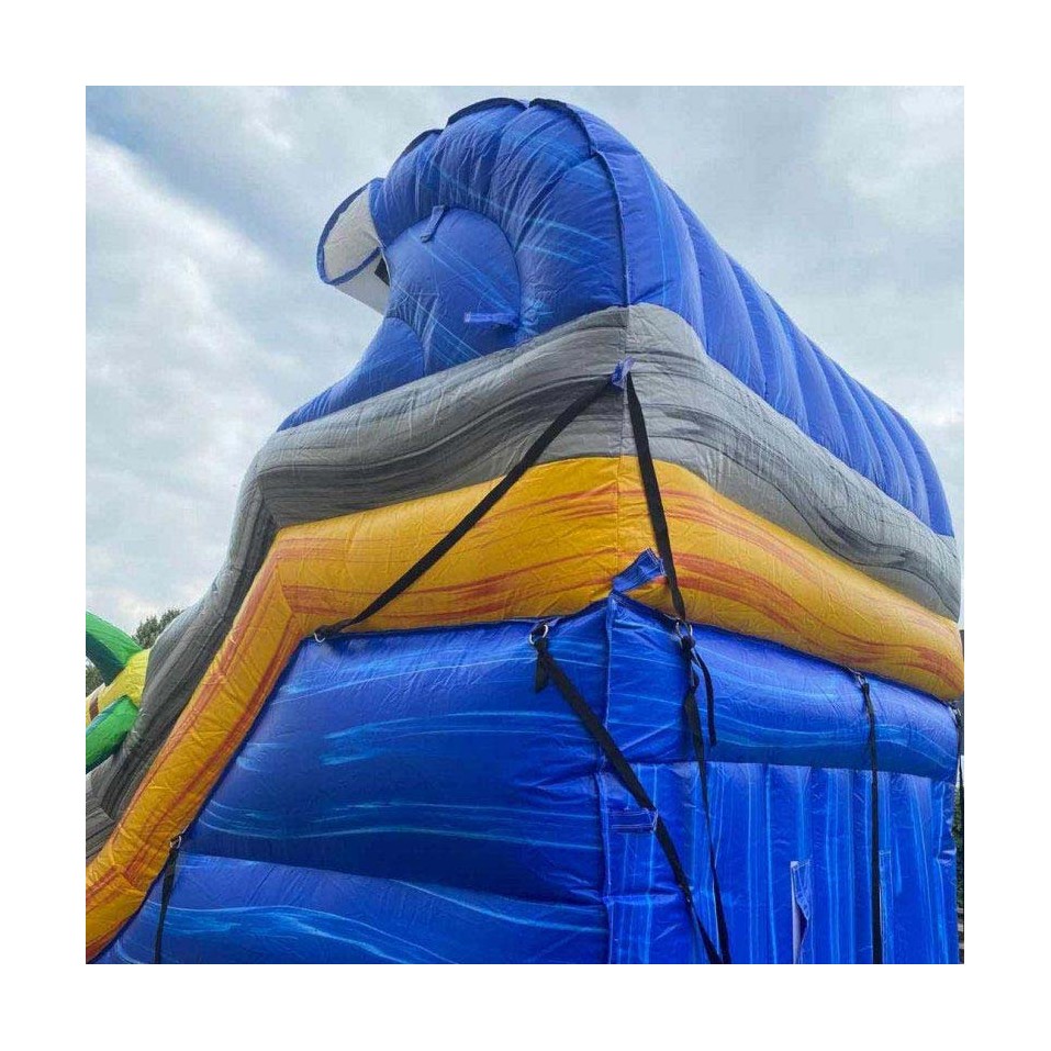 Tropical Wave Inflatable Water Slide - 21444 - 7-cover