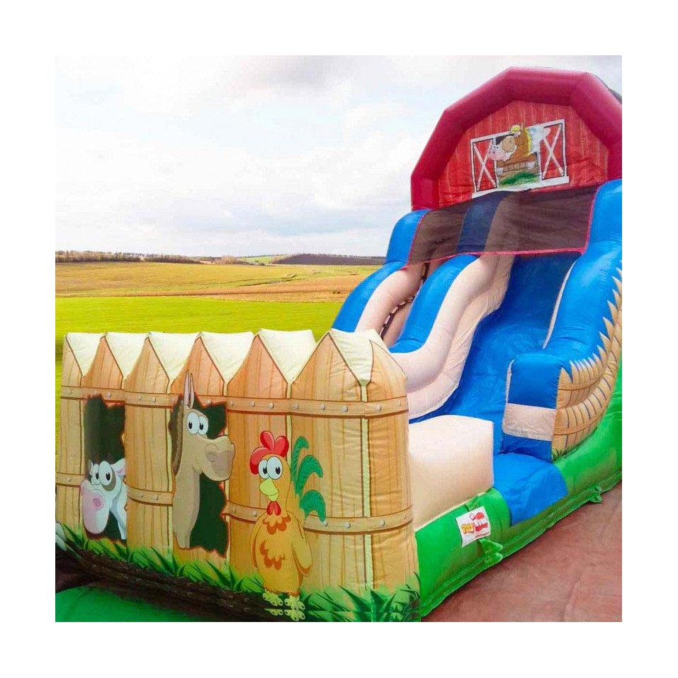 Farm Inflatable Slide - 21468 - 3-cover