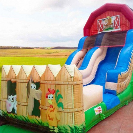 Farm Inflatable Slide - 21468 - 3-cover