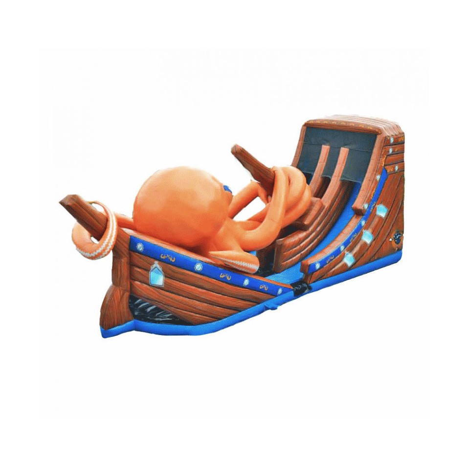 Giant Octopus Inflatable Slide