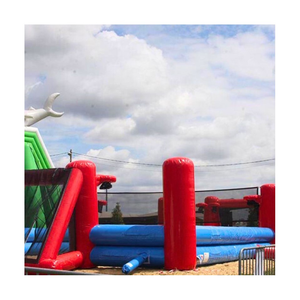 Inflatable Footbal Pitch 20m with Net - 22216 - 0-cover