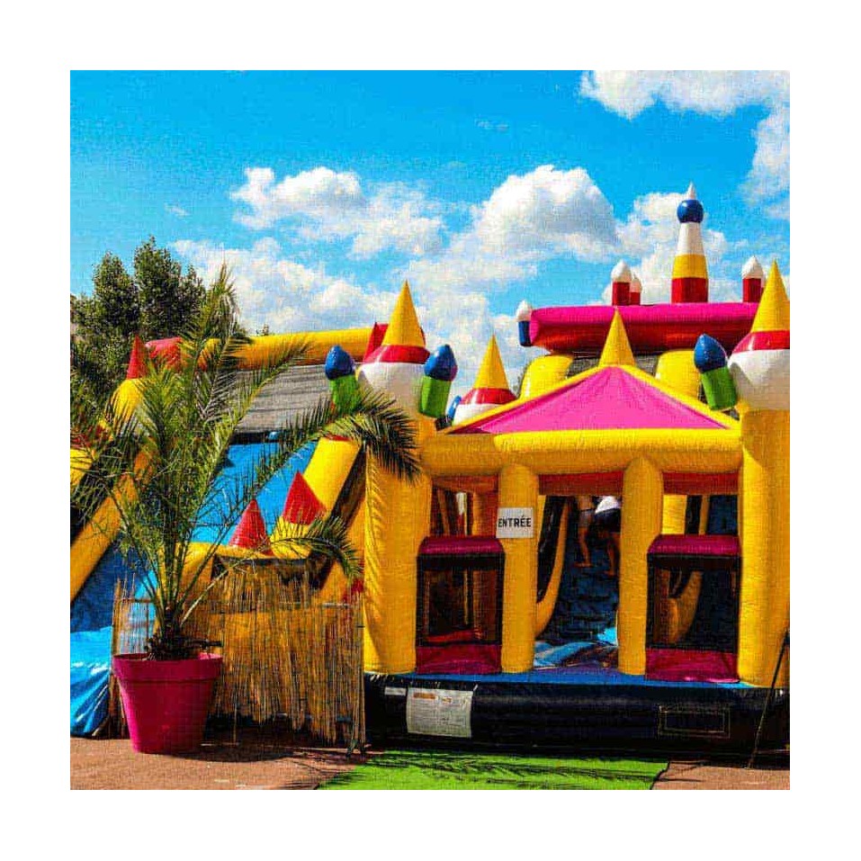 Inflatable Obstacle Course U Shaped - 22561 - 0-cover