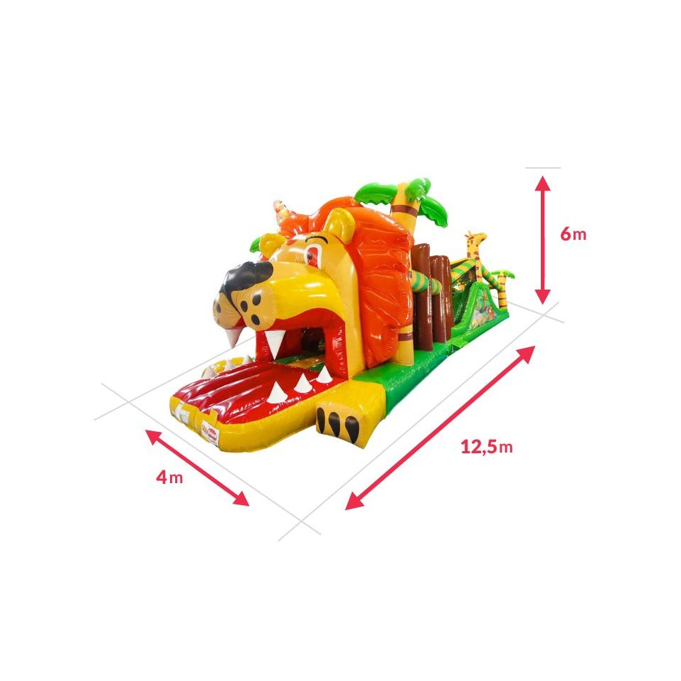 Lion Inflatable Obstacle Course 12M - 22935 - 11-cover