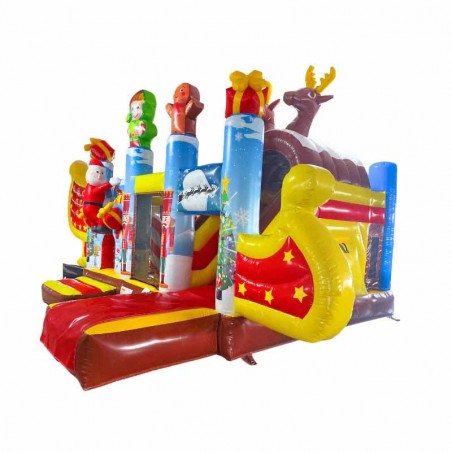 Christmas Reindeer Inflatable Obstacle Course 6M - 23076 - 2-cover