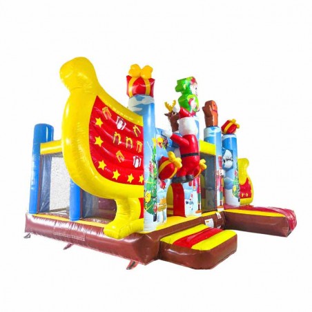 Christmas Reindeer Inflatable Obstacle Course 6M - 23077 - 1-cover